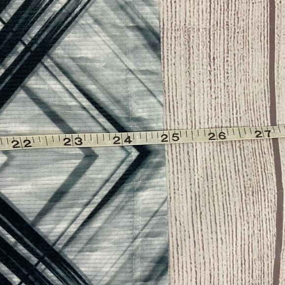 French blue women M v-cut multicolor 3/4 sleeve blouse w/decorative studs - Picture 10 of 10